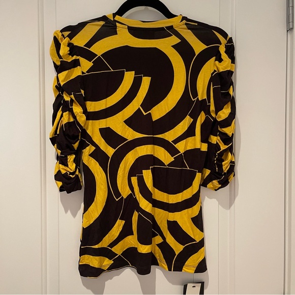 DE LA VALI YELLOW BLOUSE - Picture 6 of 6